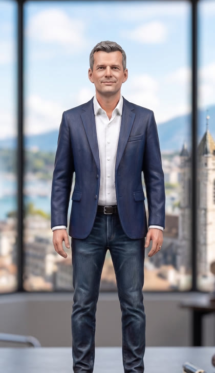 La figurine Thierry, en pied