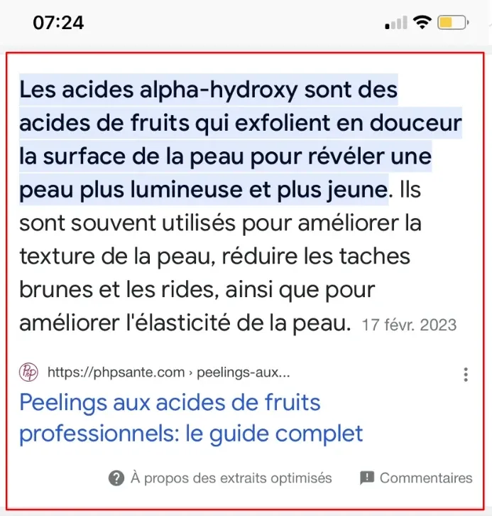 google position 0